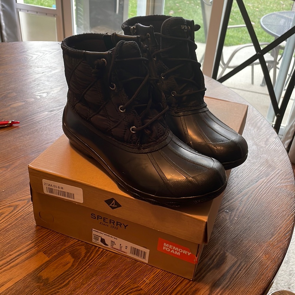 Sperry Duck boots!